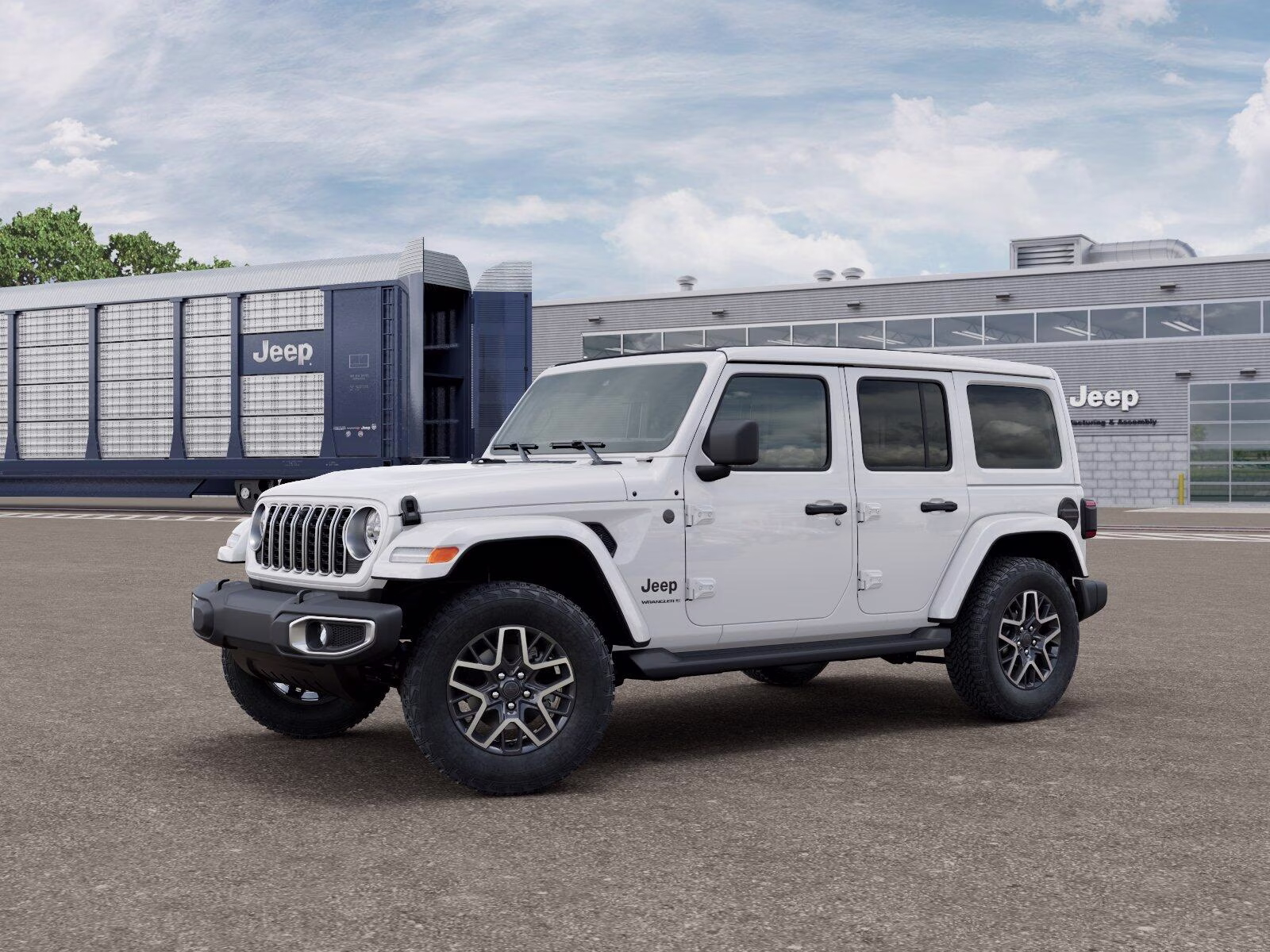 2026 Bright White Clear Coat Jeep Wrangler Wrangler 4-door Sahara 4X4 4-door