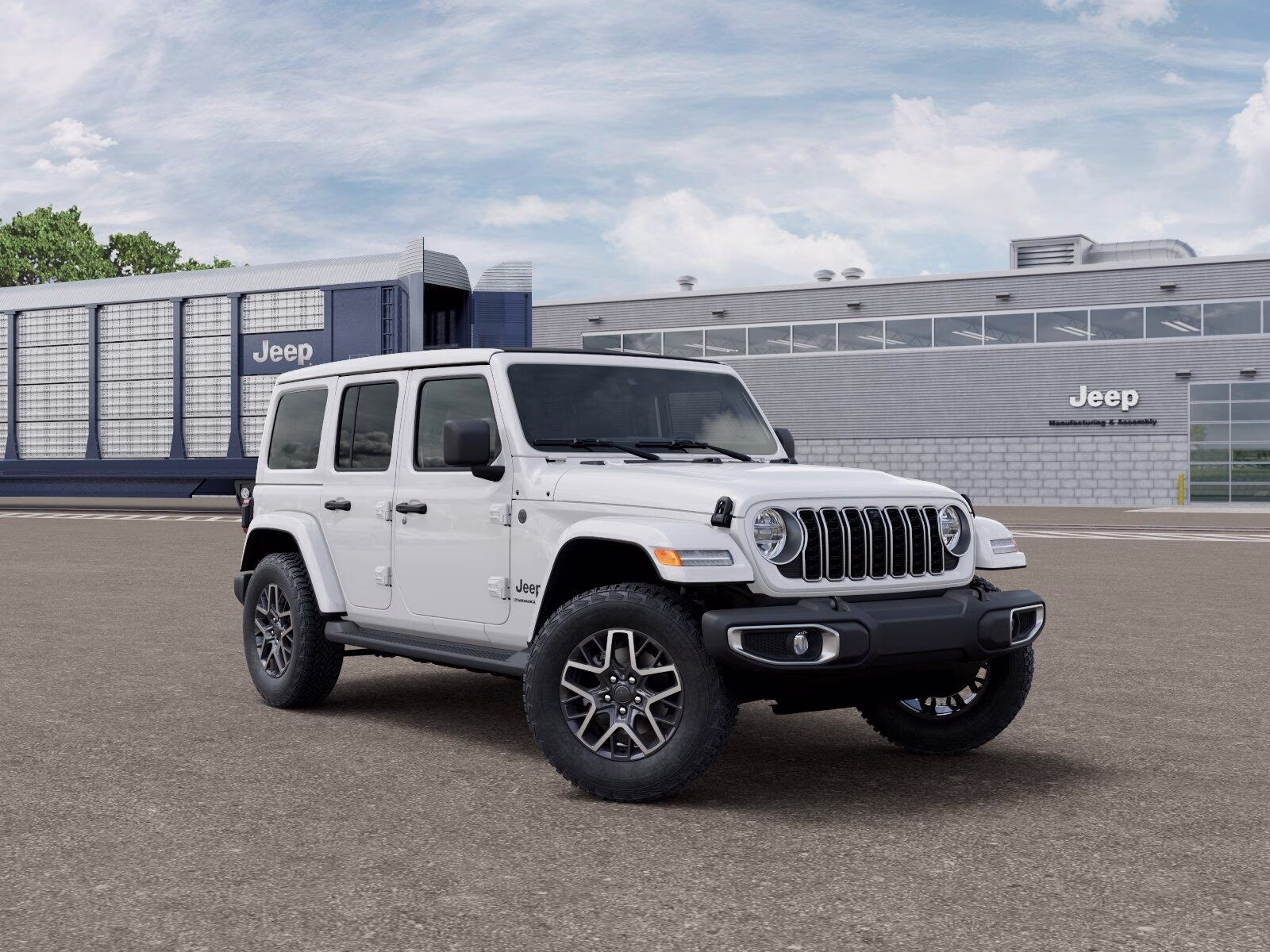 2026 Bright White Clear Coat Jeep Wrangler Wrangler 4-door Sahara 4X4 4-door