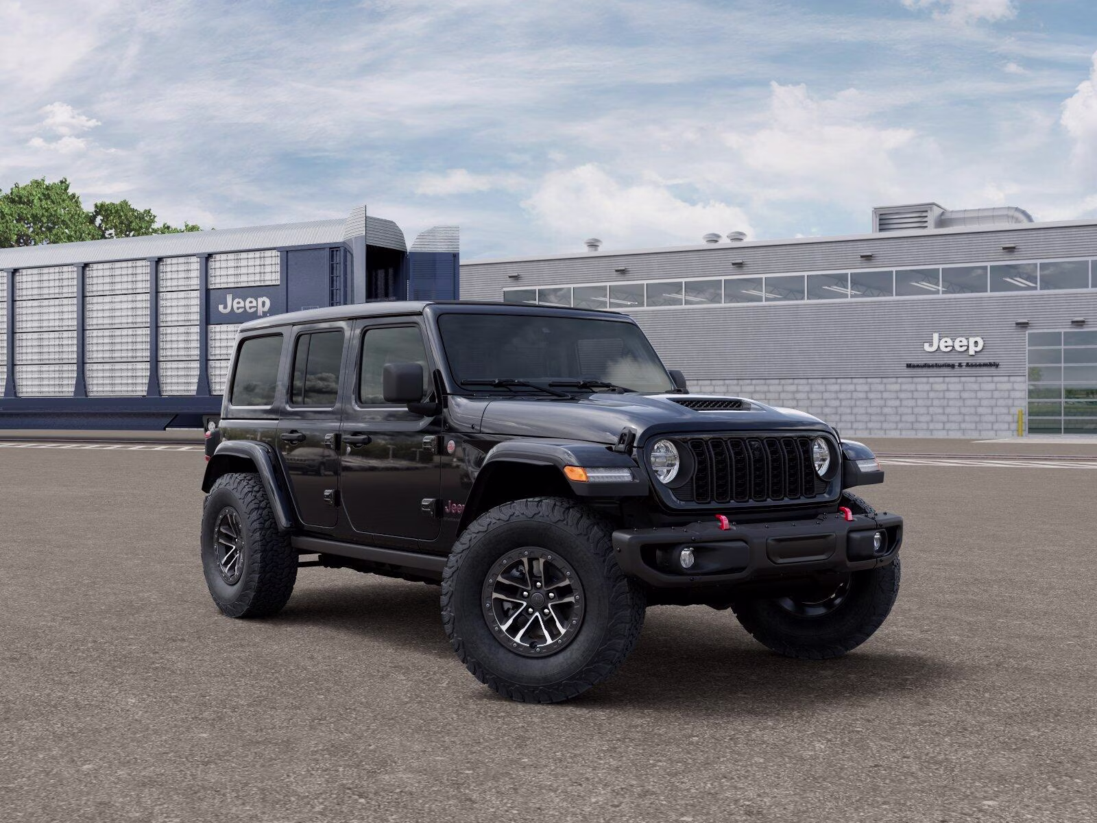 2026 Black Clear Coat Jeep Wrangler Wrangler 4-door Rubicon X 4X4 4-door