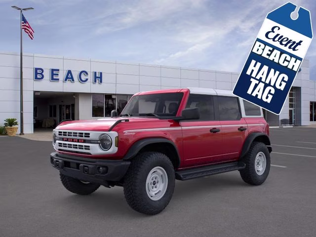 2026 Ruby Red Metallic Tinted Clearcoat Ford Bronco Heritage Edition 4X4 SUV