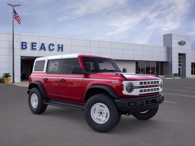2026 Ruby Red Metallic Tinted Clearcoat Ford Bronco Heritage Edition 4X4 SUV