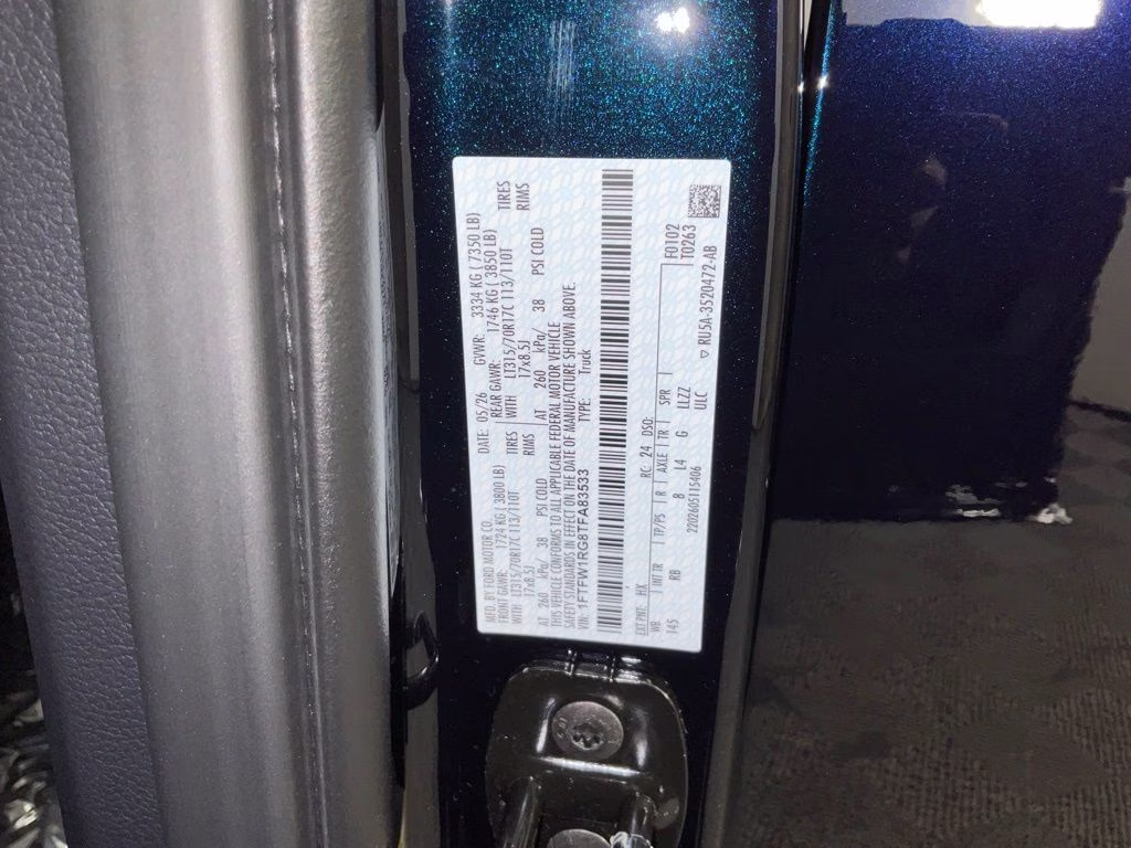 2026 Blue Ford F-150 Raptor 4X4 Truck