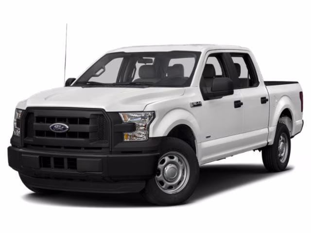 2015 Oxford White Ford F-150 Crew Cab 4x4 5.0 V-8 w/SYNC, Pwr Pkg, &  4X4 Truck