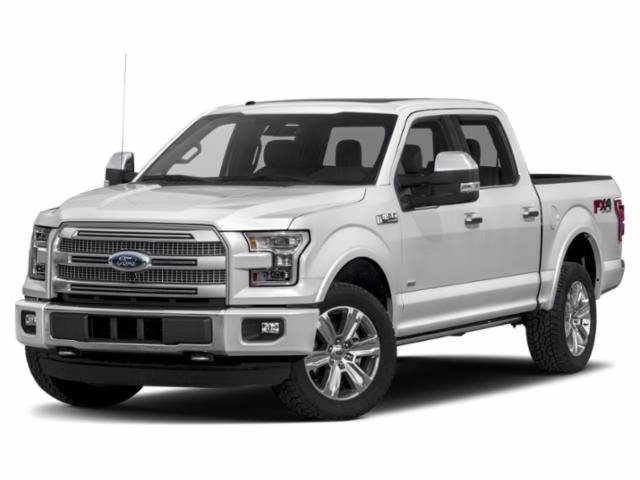2015 White Ford F-150 4X4 Truck