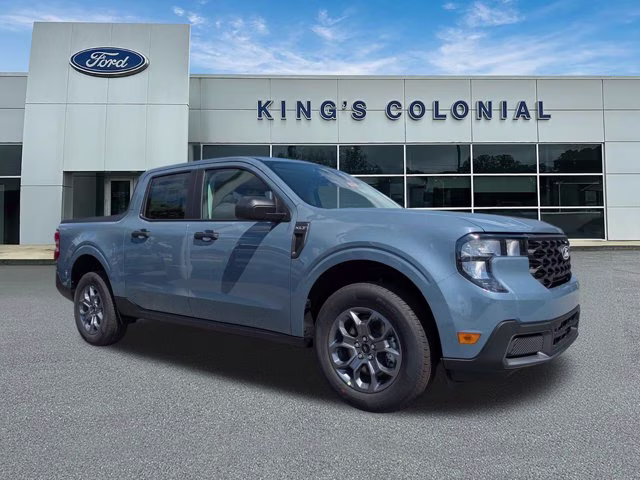 2026 Azure Gray Metallic Tri-Coat Ford Maverick Crew Cab XLT Hybrid FWD Truck