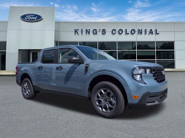 2026 Azure Gray Metallic Tri-Coat Ford Maverick Crew Cab XLT Hybrid FWD Truck