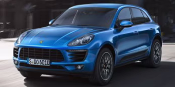 2016 Blue Porsche Macan S AWD SUV