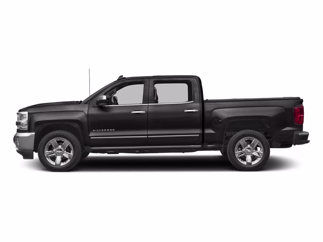 2016 Black Chevrolet Silverado 1500 LTZ 4X4 Truck