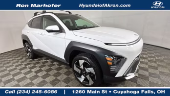 2025 Atlas White Hyundai Kona Limited AWD SUV