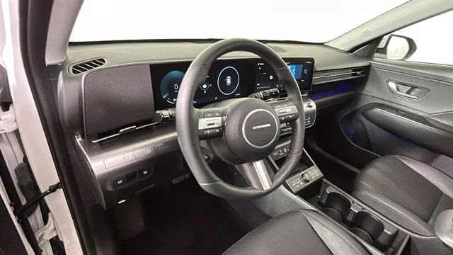 2025 Atlas White Hyundai Kona Limited AWD SUV