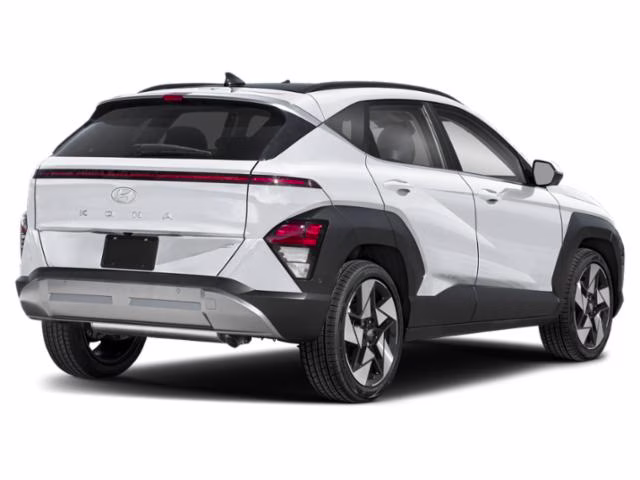 2025 Atlas White Hyundai Kona Limited AWD SUV