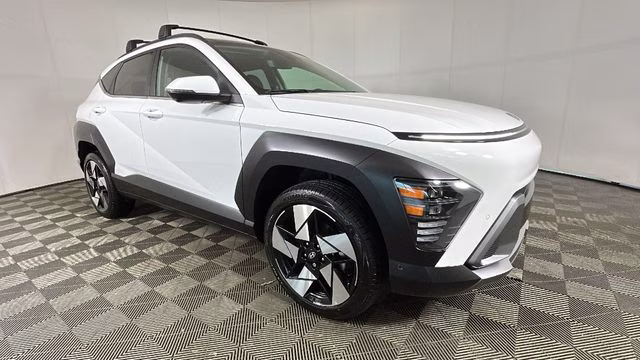 2025 Atlas White Hyundai Kona Limited AWD SUV