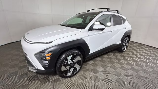 2025 Atlas White Hyundai Kona Limited AWD SUV