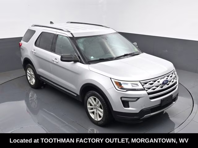 2018 Ingot Silver Ford Explorer XLT 4X4 SUV
