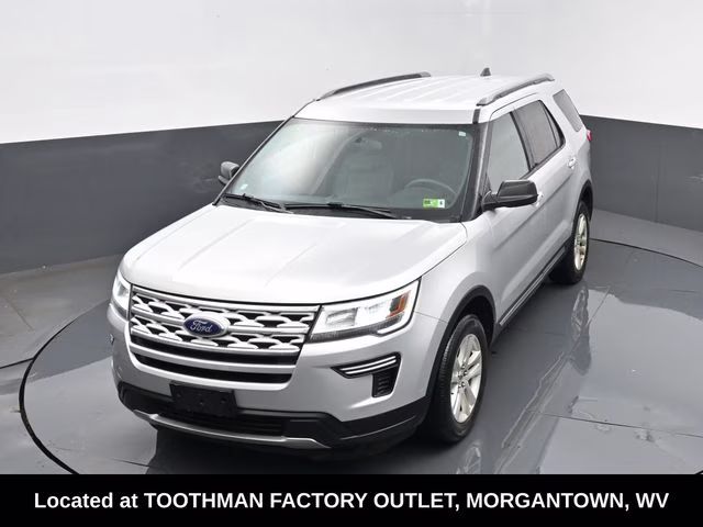 2018 Ingot Silver Ford Explorer XLT 4X4 SUV