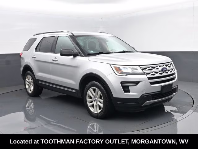 2018 Ingot Silver Ford Explorer XLT 4X4 SUV