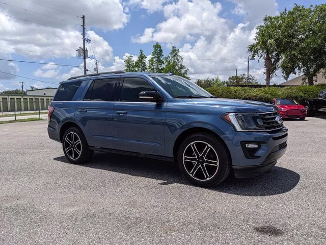 2019 Blue Metallic Ford Expedition Limited RWD SUV