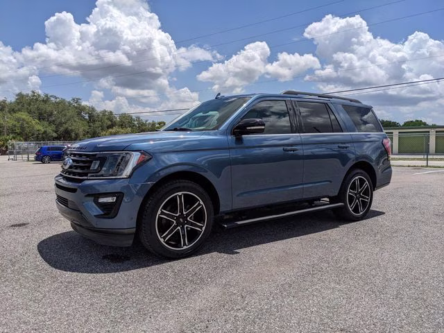 2019 Blue Metallic Ford Expedition Limited RWD SUV