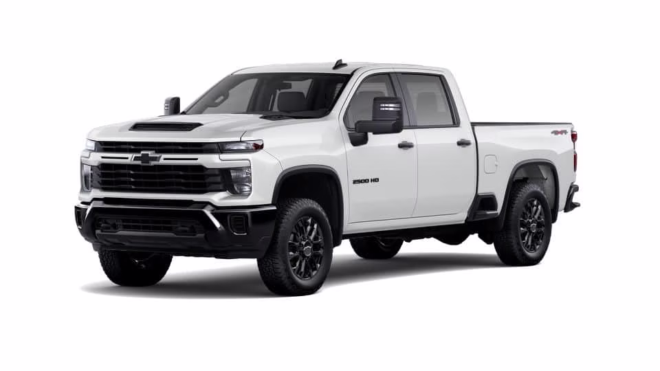2026 White Chevrolet Silverado 2500 HD Custom 4X4 Truck