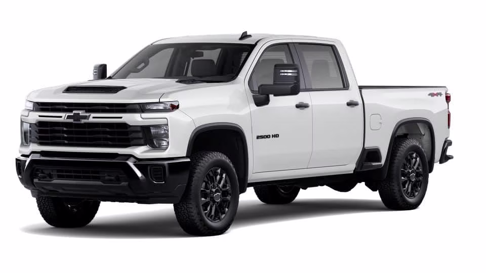 2026 White Chevrolet Silverado 2500 HD Custom 4X4 Truck