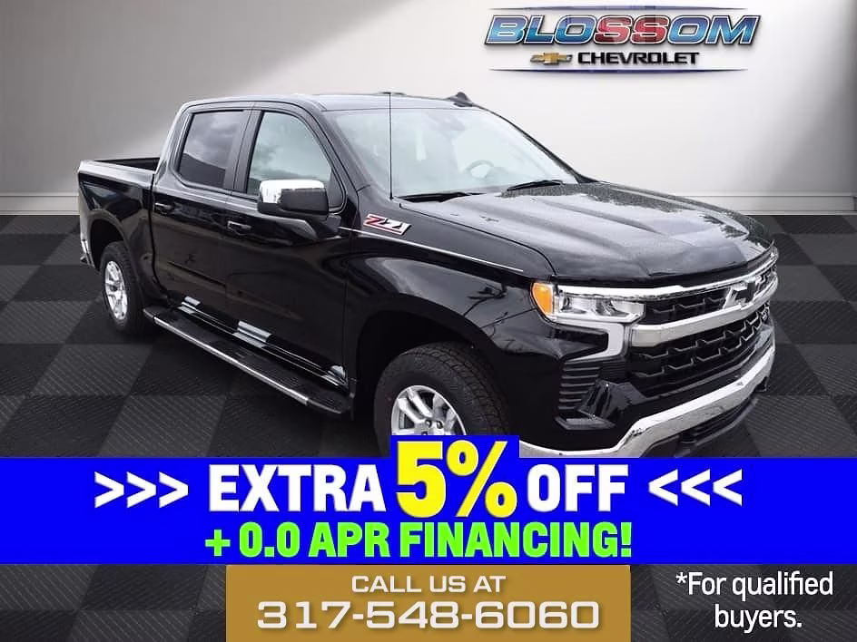 2026 Black Chevrolet Silverado 1500 LT 4X4 Truck