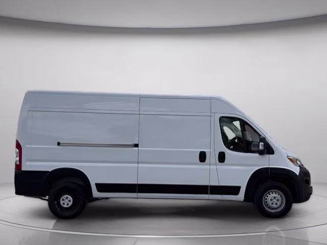 2024 Bright White Clearcoat Ram ProMaster Cargo Van High Roof FWD Van