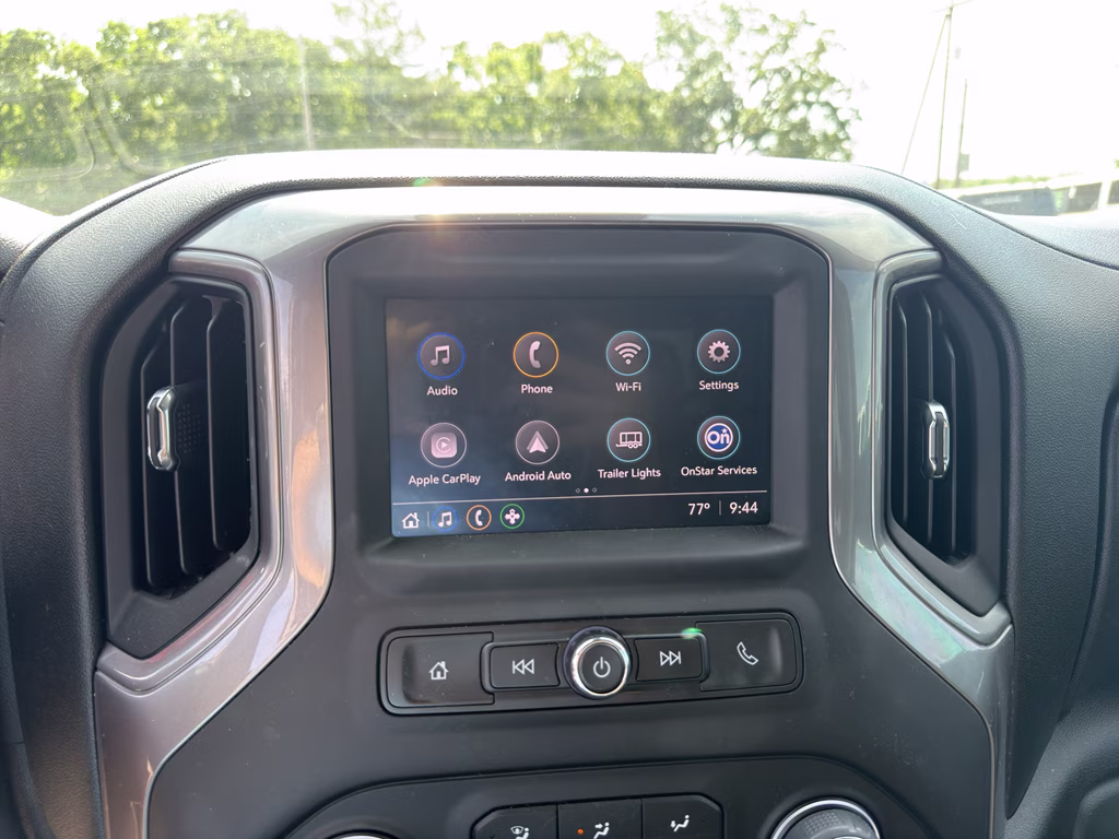 2023 Summit White Chevrolet Silverado Custom 4X4 Truck