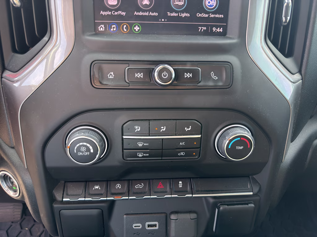 2023 Summit White Chevrolet Silverado Custom 4X4 Truck