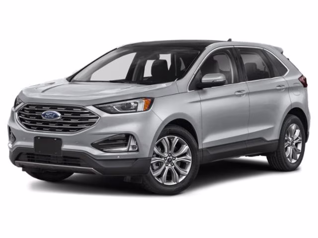 2024 Iconic Silver Ford Edge Titanium AWD Crossover