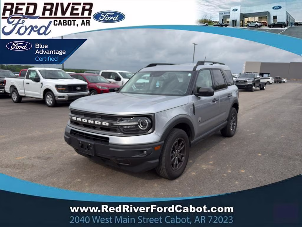 2021 Iconic Silver Metallic Ford Bronco Sport Big Bend 4X4 SUV