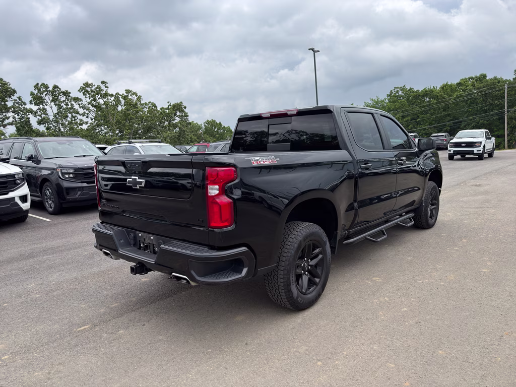 2024 Black Chevrolet Silverado LT Trail Boss 4X4 Truck