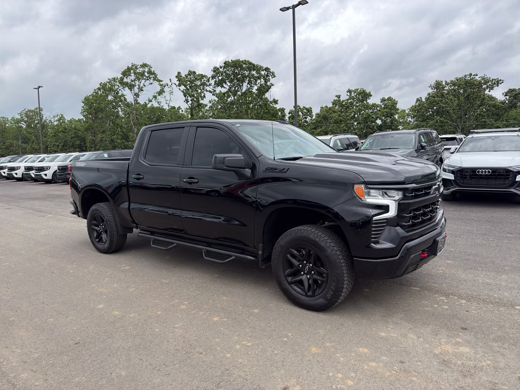 2024 Black Chevrolet Silverado LT Trail Boss 4X4 Truck