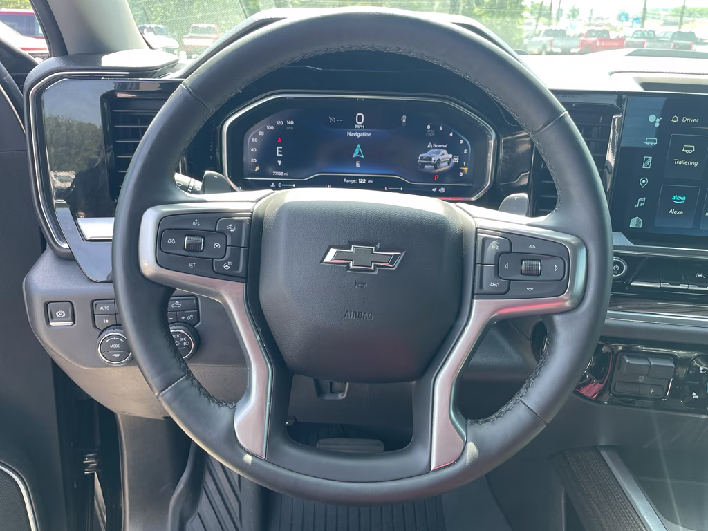 2024 Black Chevrolet Silverado LT Trail Boss 4X4 Truck