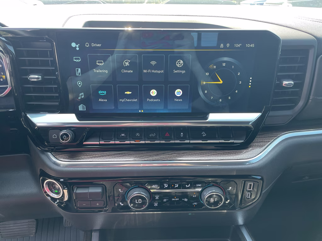 2024 Black Chevrolet Silverado LT Trail Boss 4X4 Truck