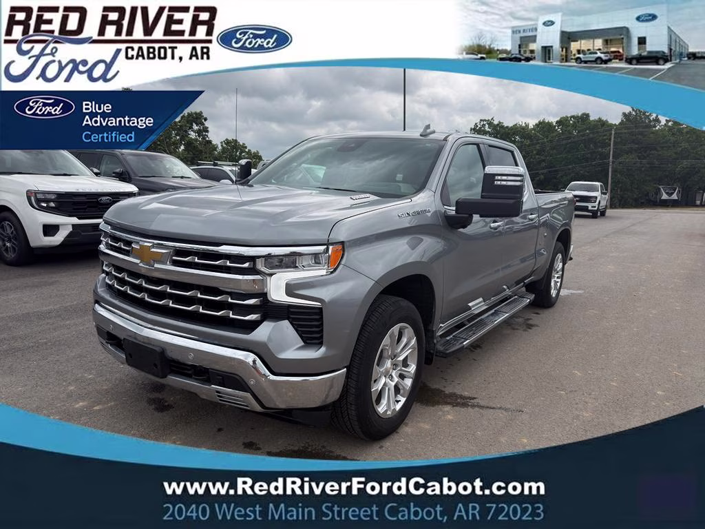 2024 Sterling Gray Metallic Chevrolet Silverado LTZ 4X4 Truck