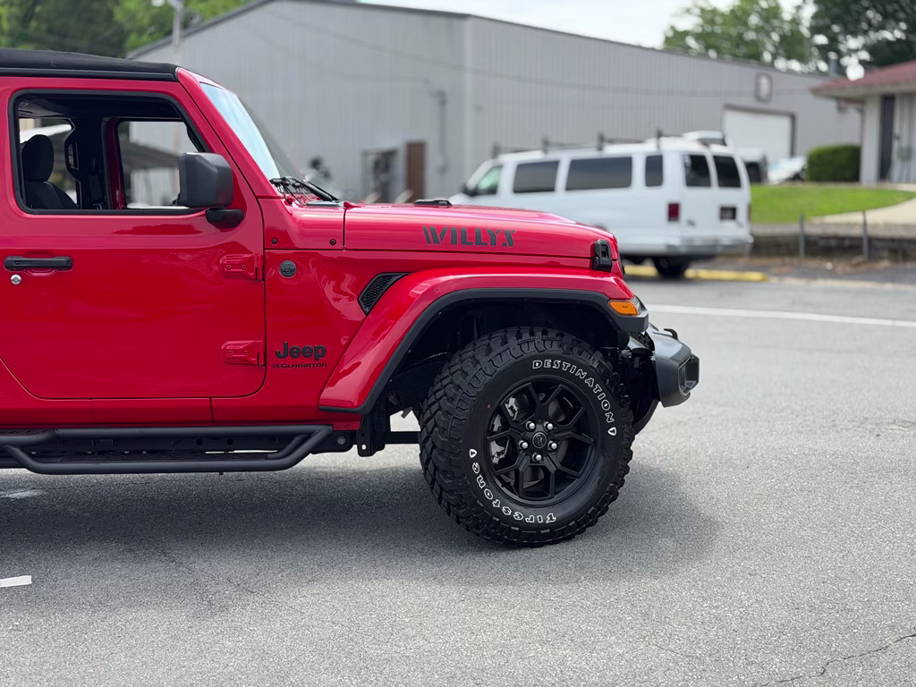 2024 Firecracker Red Clearcoat Jeep Gladiator Willys 4X4 Truck