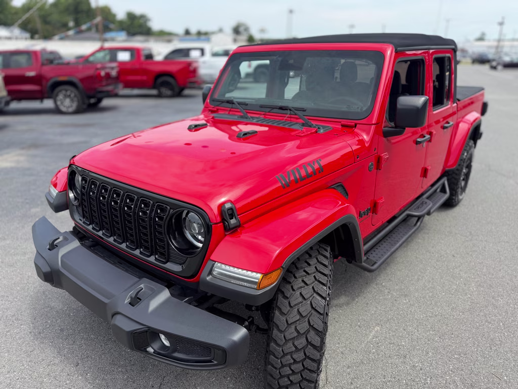 2024 Firecracker Red Clearcoat Jeep Gladiator Willys 4X4 Truck