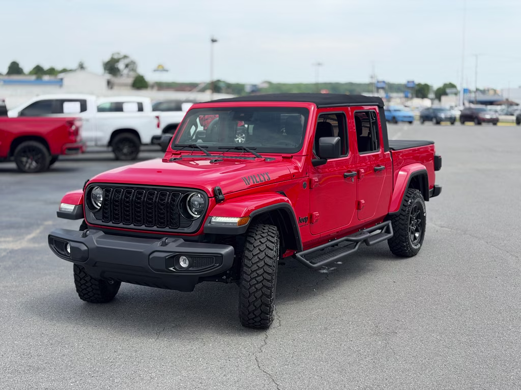 2024 Firecracker Red Clearcoat Jeep Gladiator Willys 4X4 Truck