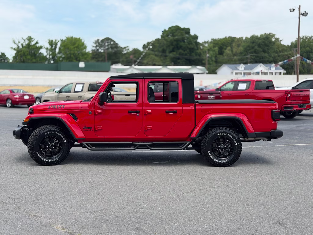 2024 Firecracker Red Clearcoat Jeep Gladiator Willys 4X4 Truck