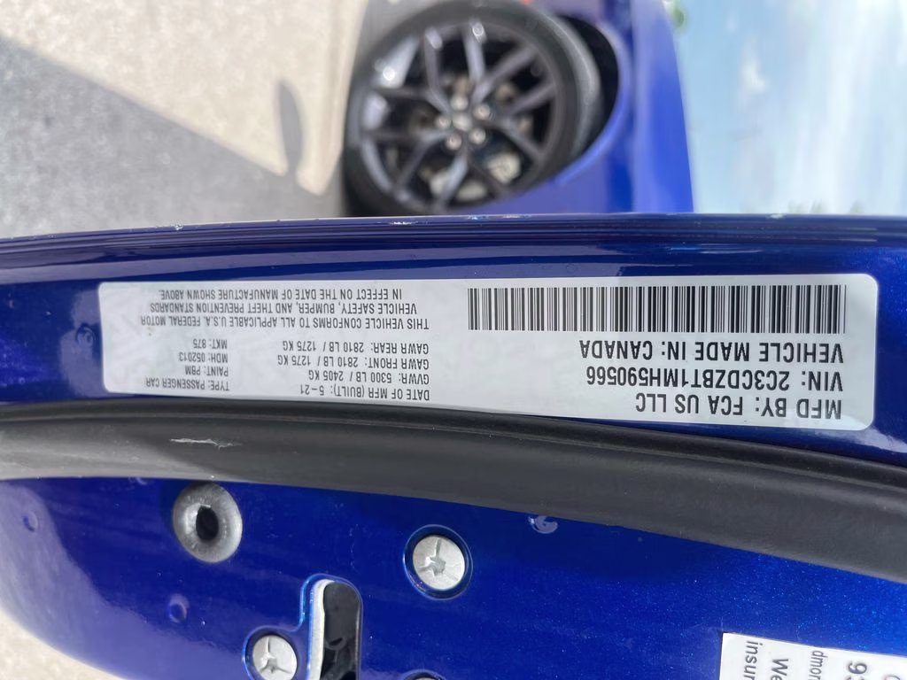 2021 Indigo Blue Dodge Challenger R/T RWD Coupe