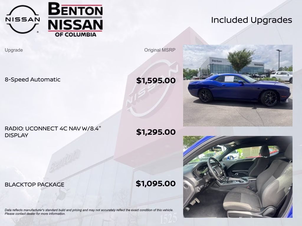 2021 Indigo Blue Dodge Challenger R/T RWD Coupe