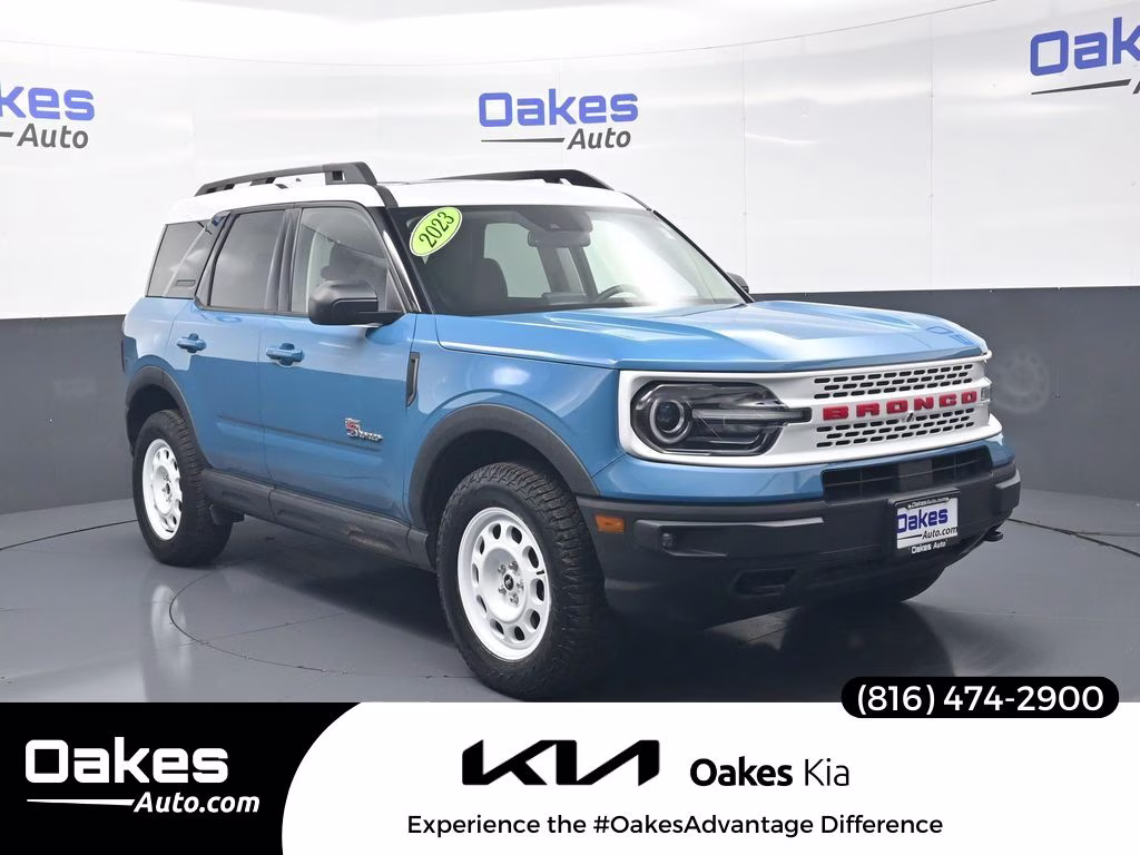 2023 Blue Ford Bronco Sport Heritage Limited 4X4 SUV