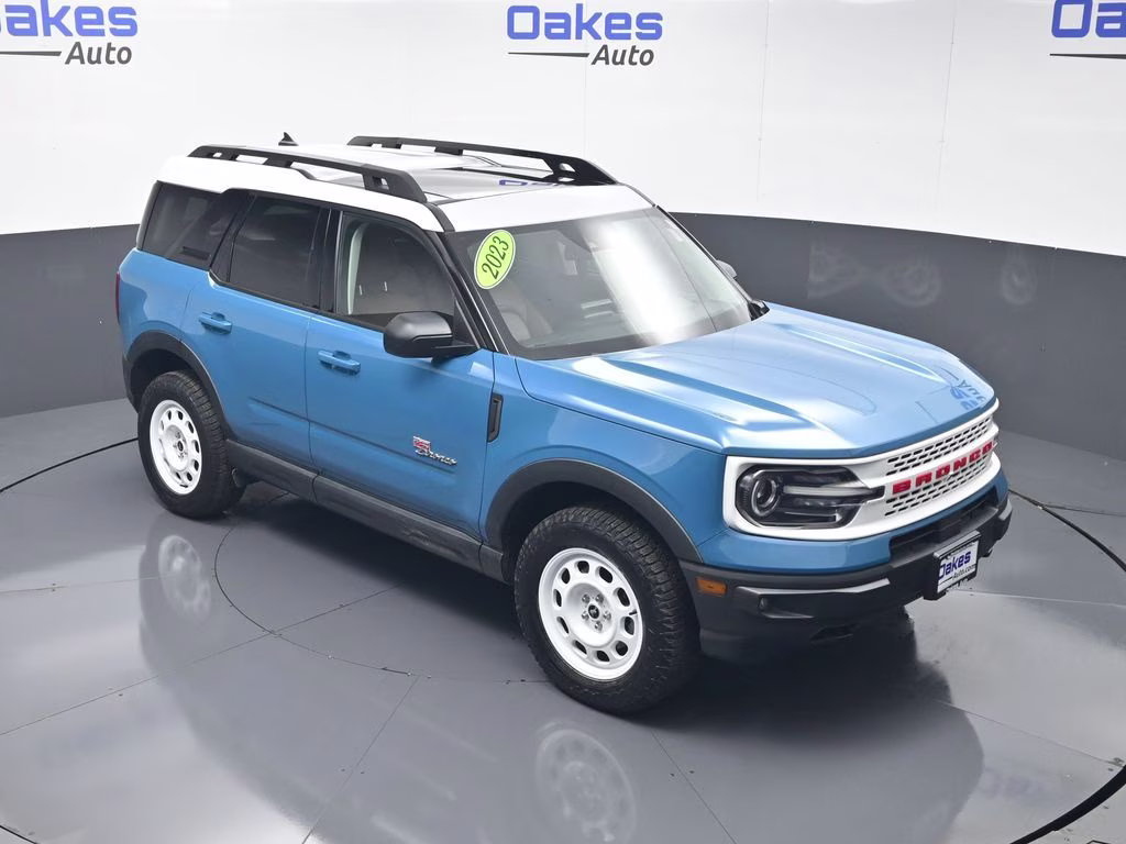 2023 Blue Ford Bronco Sport Heritage Limited 4X4 SUV