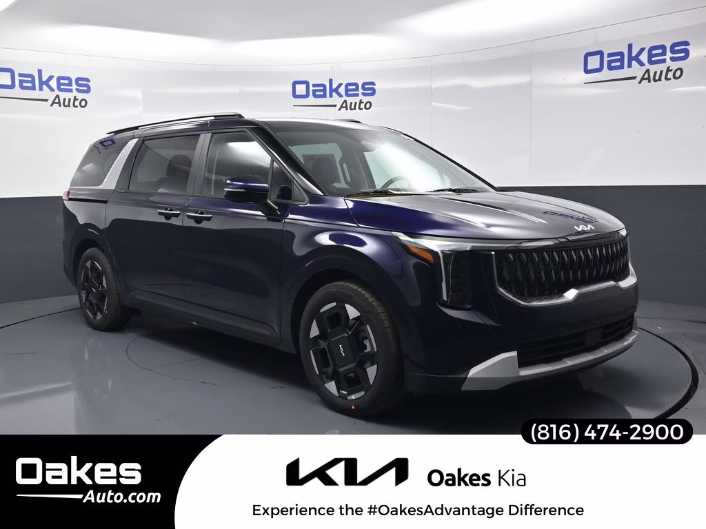 2026 Deep Chroma Blue Kia Carnival EX FWD Van