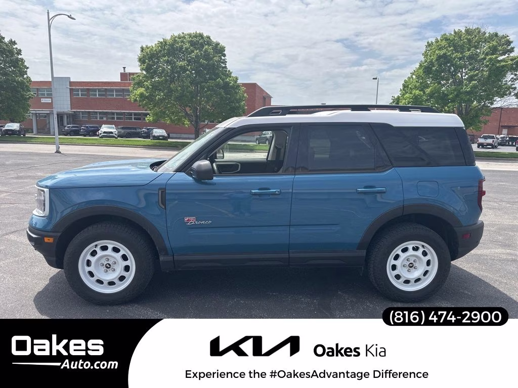2023 Blue Ford Bronco Sport Heritage Limited 4X4 SUV
