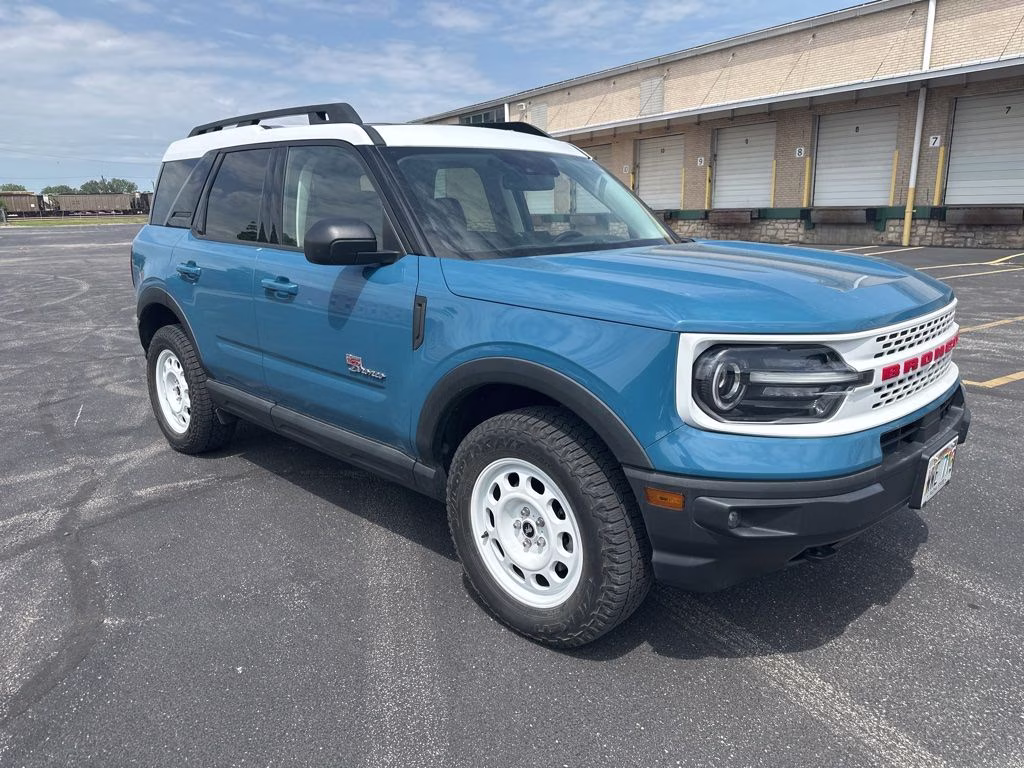 2023 Blue Ford Bronco Sport Heritage Limited 4X4 SUV