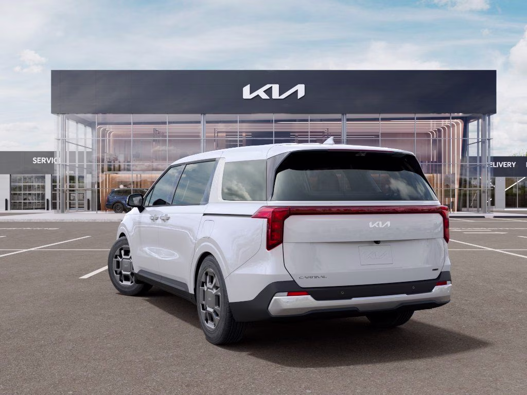 2026 Snow White Pearl Kia Carnival Hybrid EX FWD Van