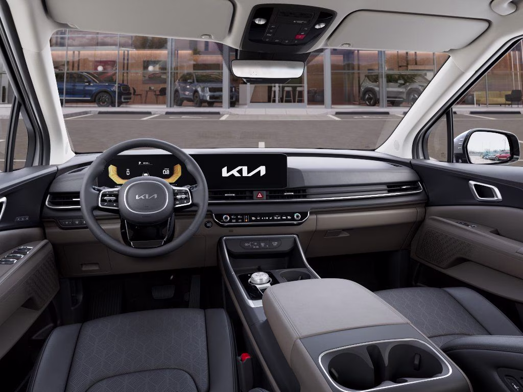 2026 Snow White Pearl Kia Carnival Hybrid EX FWD Van