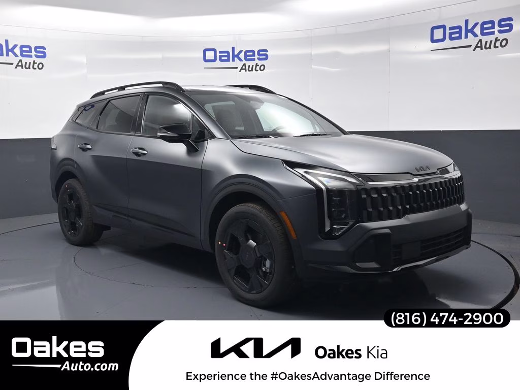 2026 Shadow Matte Gray Kia Sportage Hybrid X-Line AWD SUV