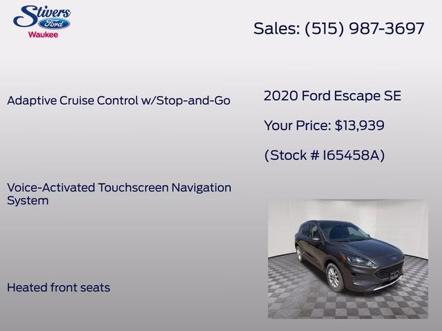 2020 Magnetic Ford Escape SE AWD SUV